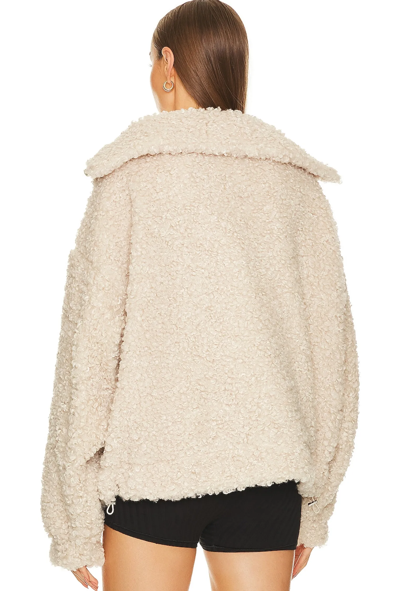 Women GRLFRND Jackets & Coats>The Winter Sherpa Popover