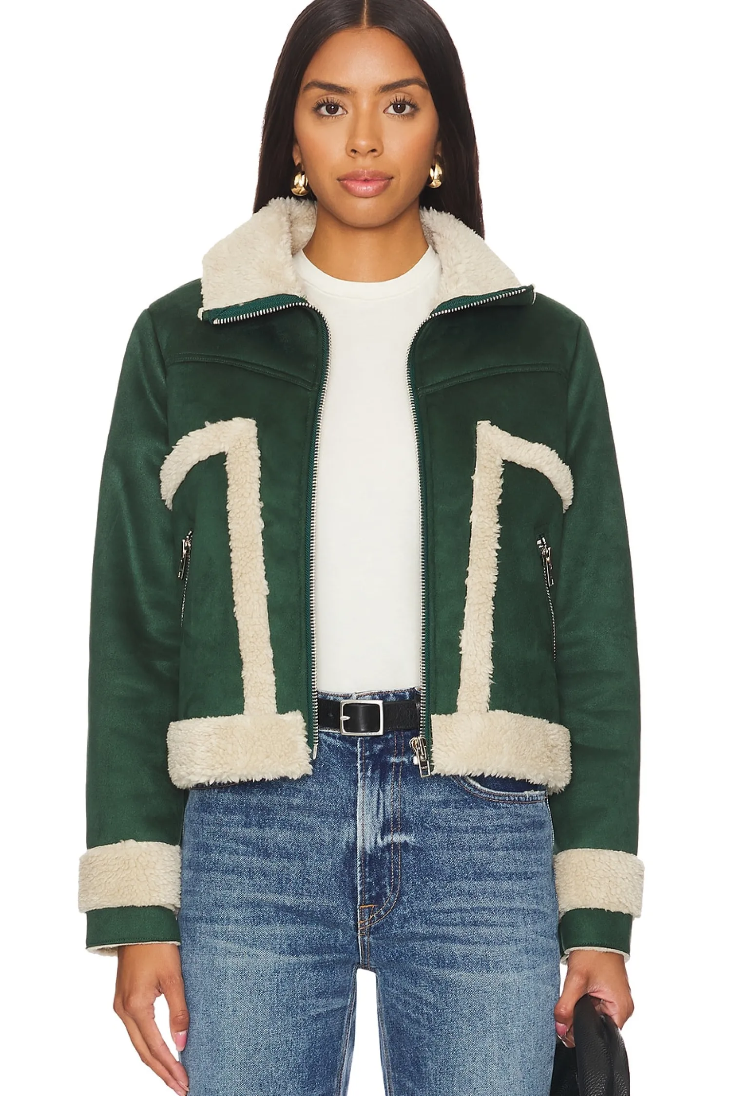 Women MOTHER Jackets & Coats>The Zip Pocket Roamer