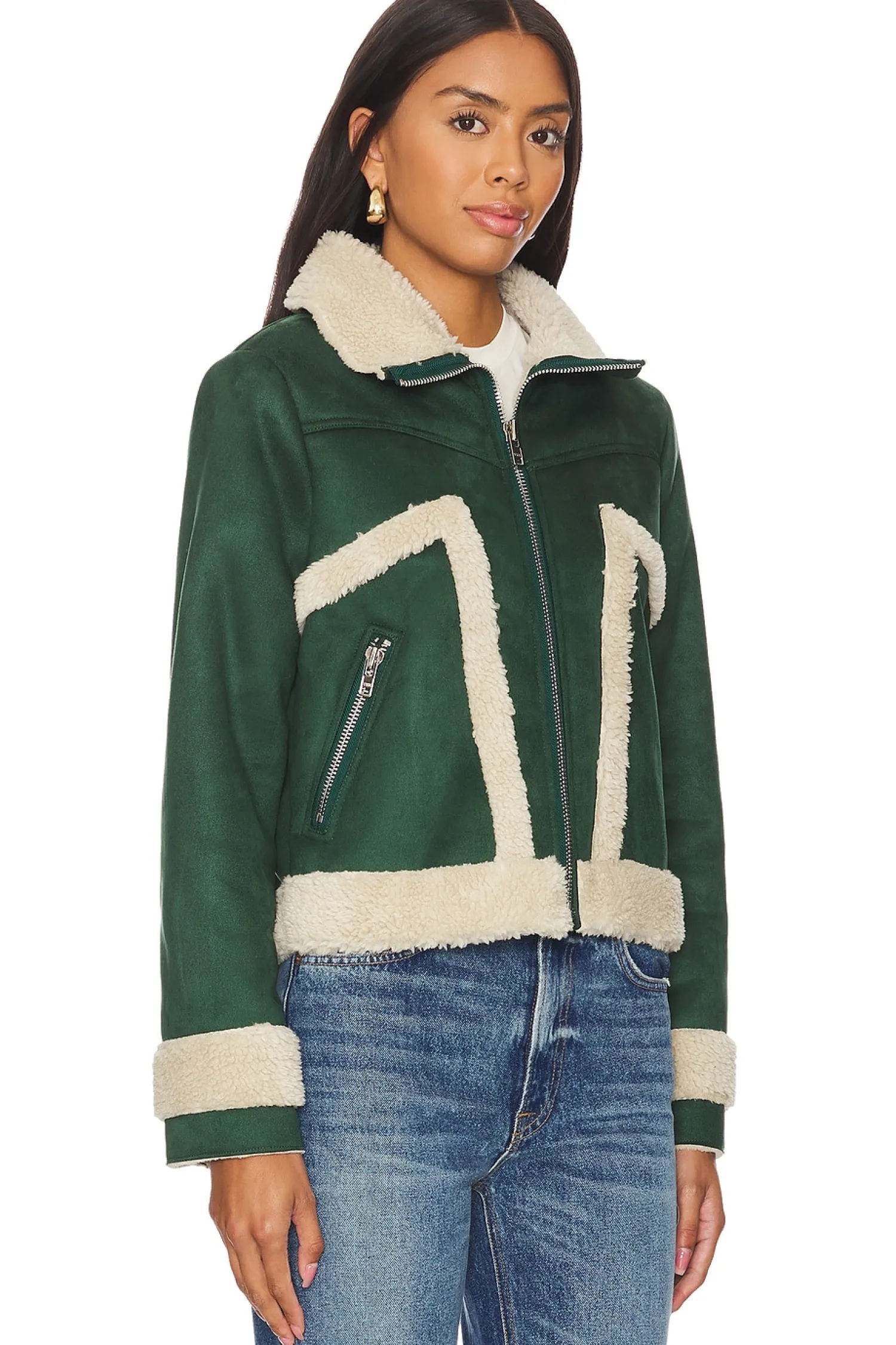 Women MOTHER Jackets & Coats>The Zip Pocket Roamer