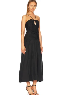 Women Shona Joy Dresses>Thea Keyhole Midi Dress