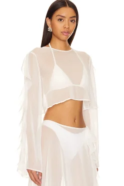 Women Shani Shemer Matching Sets>Thoma Cropped Shirt