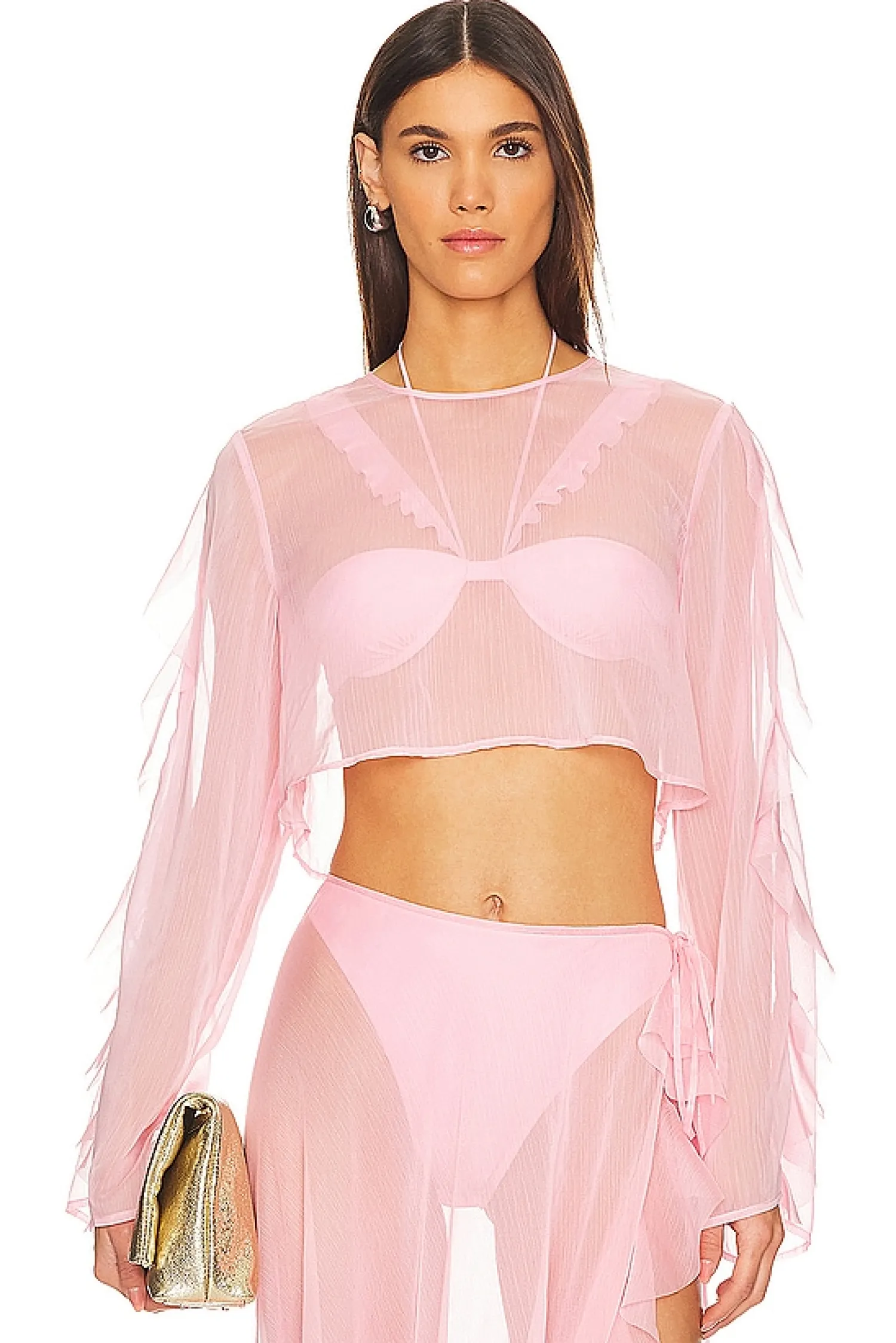 Women Shani Shemer Matching Sets>Thoma Cropped Shirt