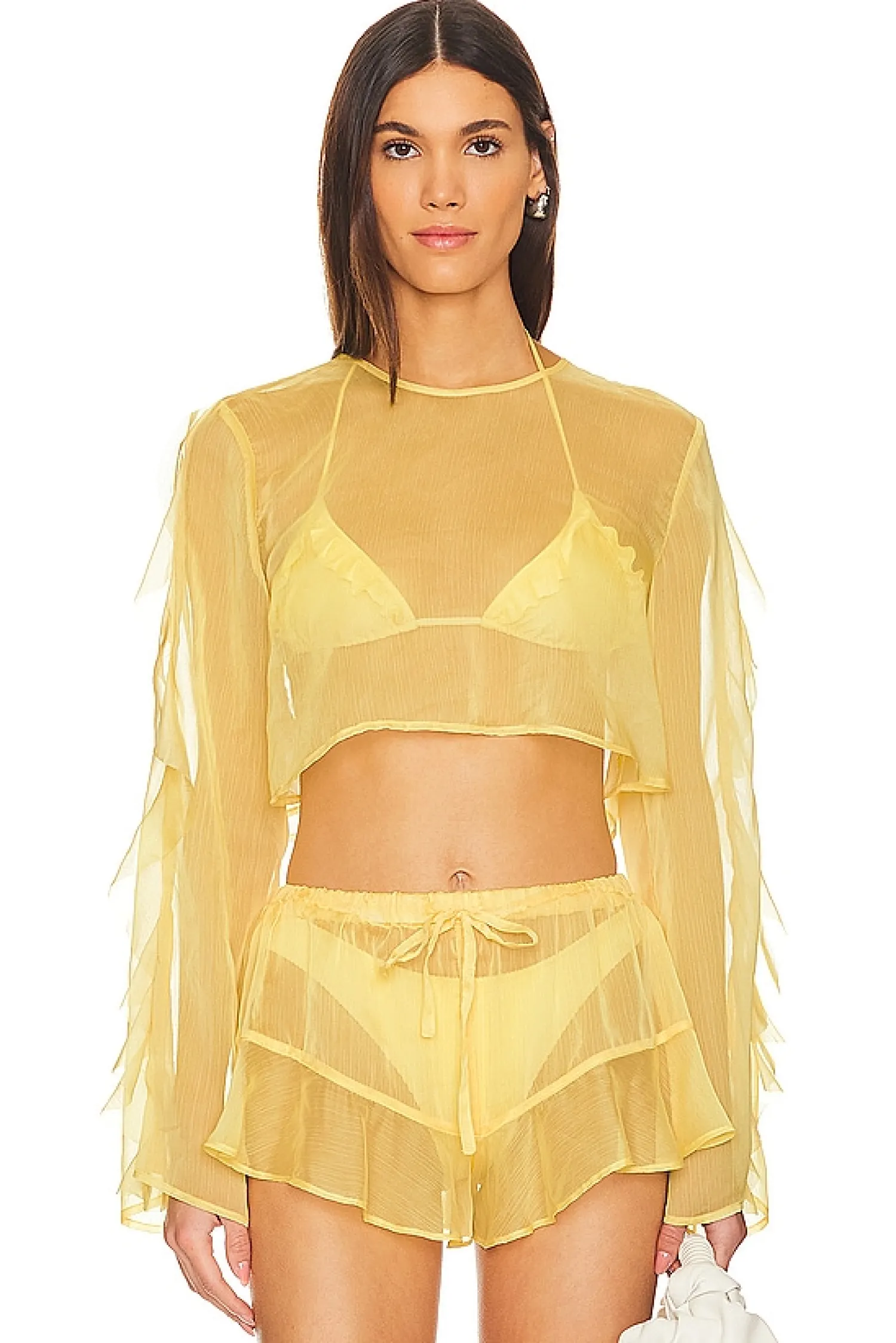 Women Shani Shemer Matching Sets>Thoma Cropped Shirt