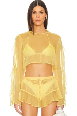 Women Shani Shemer Matching Sets>Thoma Cropped Shirt