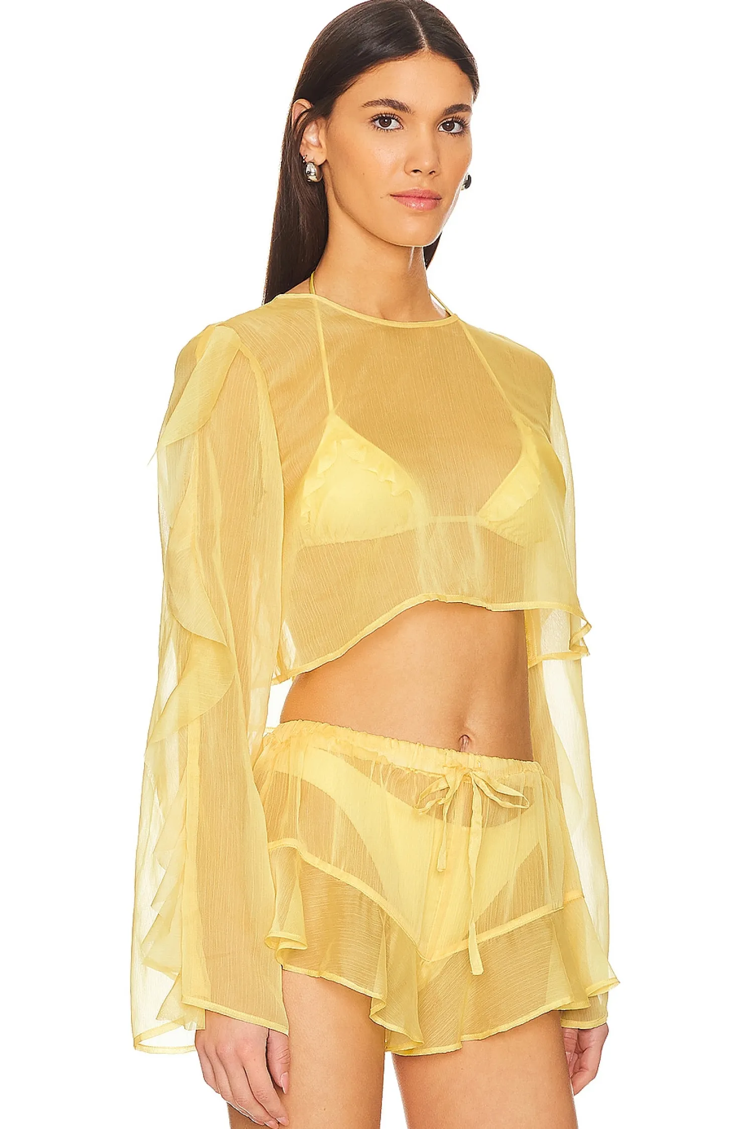 Women Shani Shemer Matching Sets>Thoma Cropped Shirt