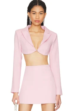 Women Lovers and Friends Jackets & Coats>Tia Embellished Cropped Blazer