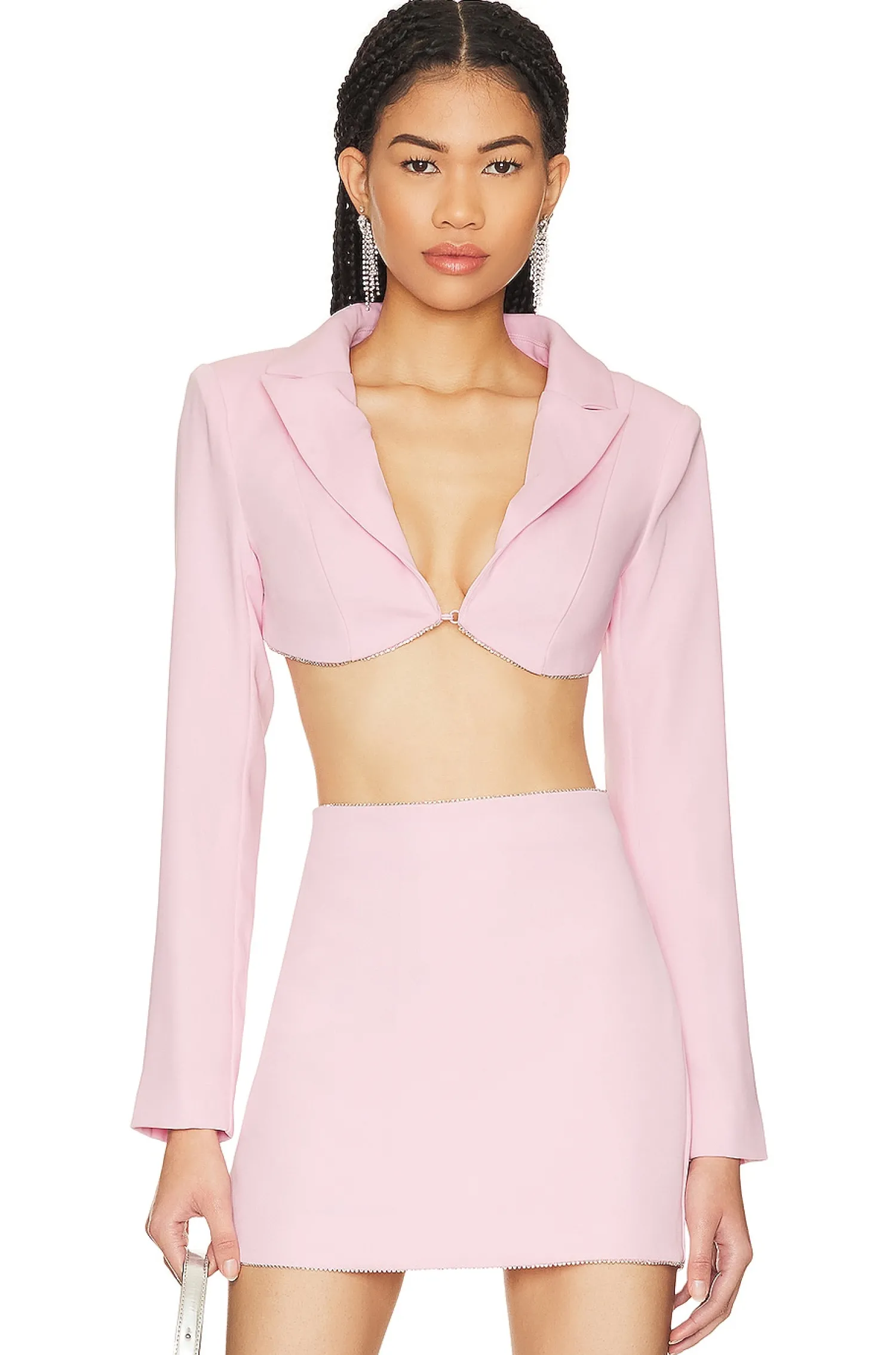 Women Lovers and Friends Jackets & Coats>Tia Embellished Cropped Blazer