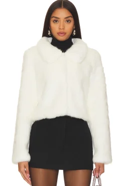 Women Unreal Fur Jackets & Coats>Tirage Cropped Jacket