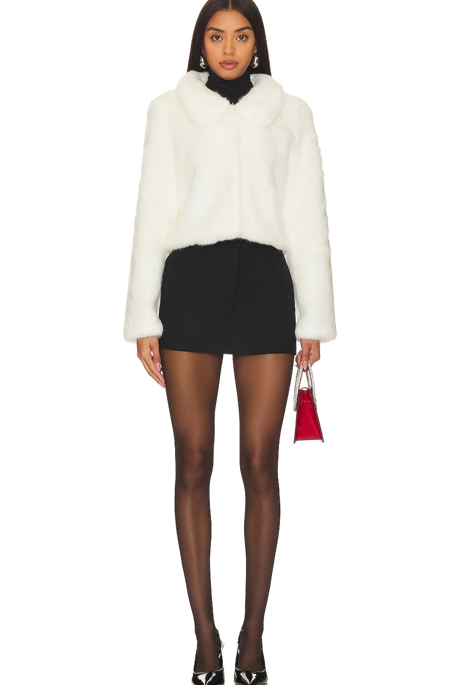 Women Unreal Fur Jackets & Coats>Tirage Cropped Jacket