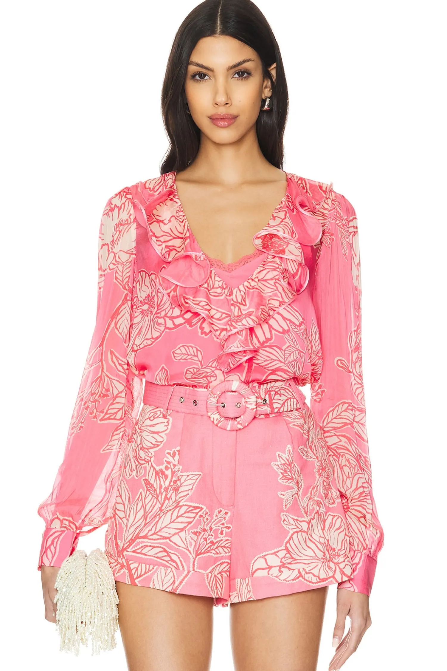 Women HEMANT AND NANDITA Matching Sets>Top With Cami
