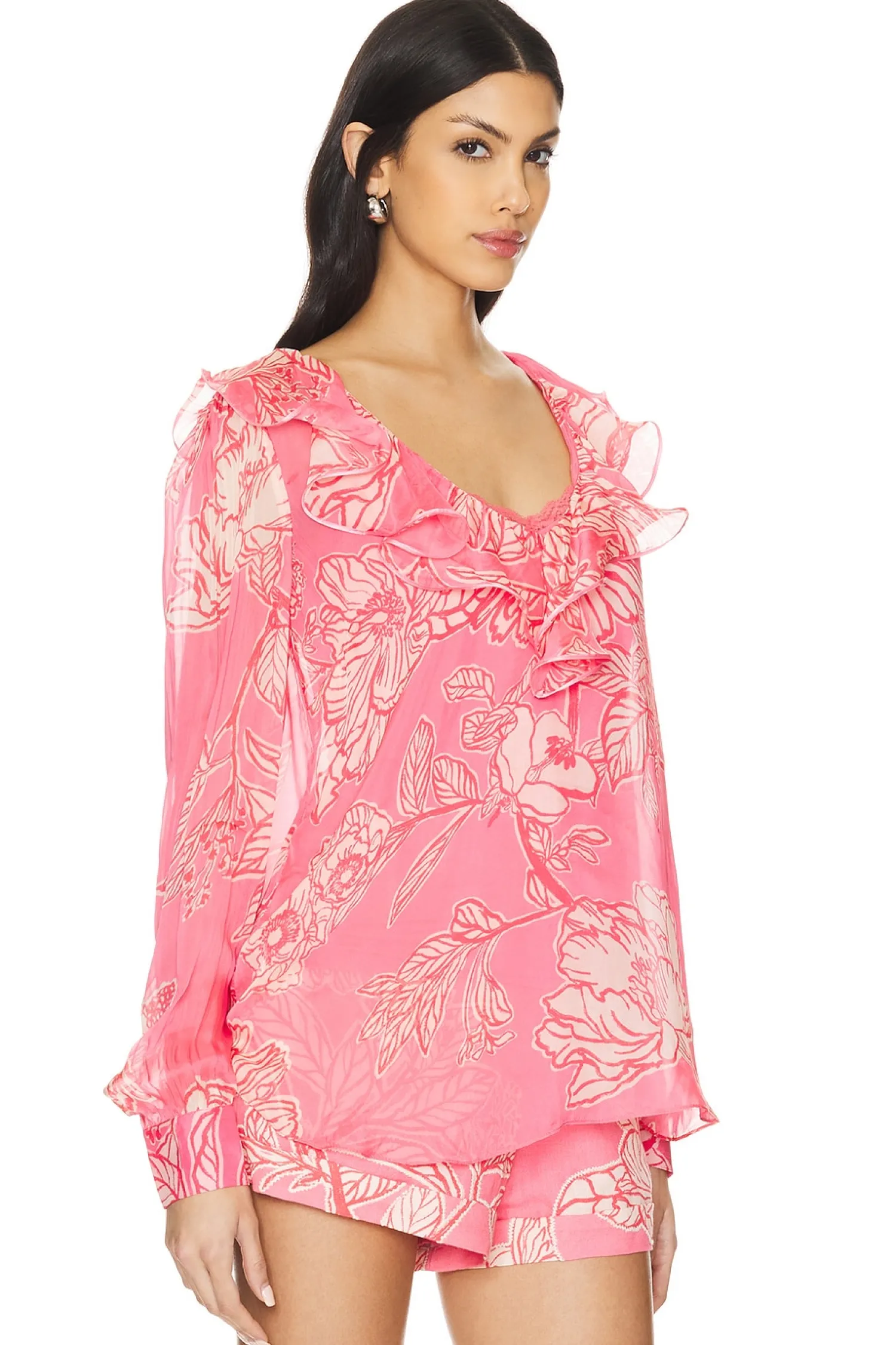 Women HEMANT AND NANDITA Matching Sets>Top With Cami