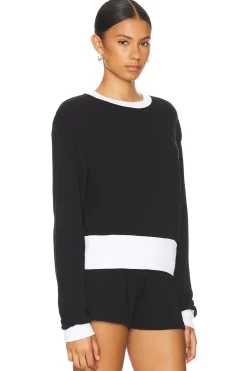 Women Michael Lauren Loungewear>Trayvon Crop Pullover