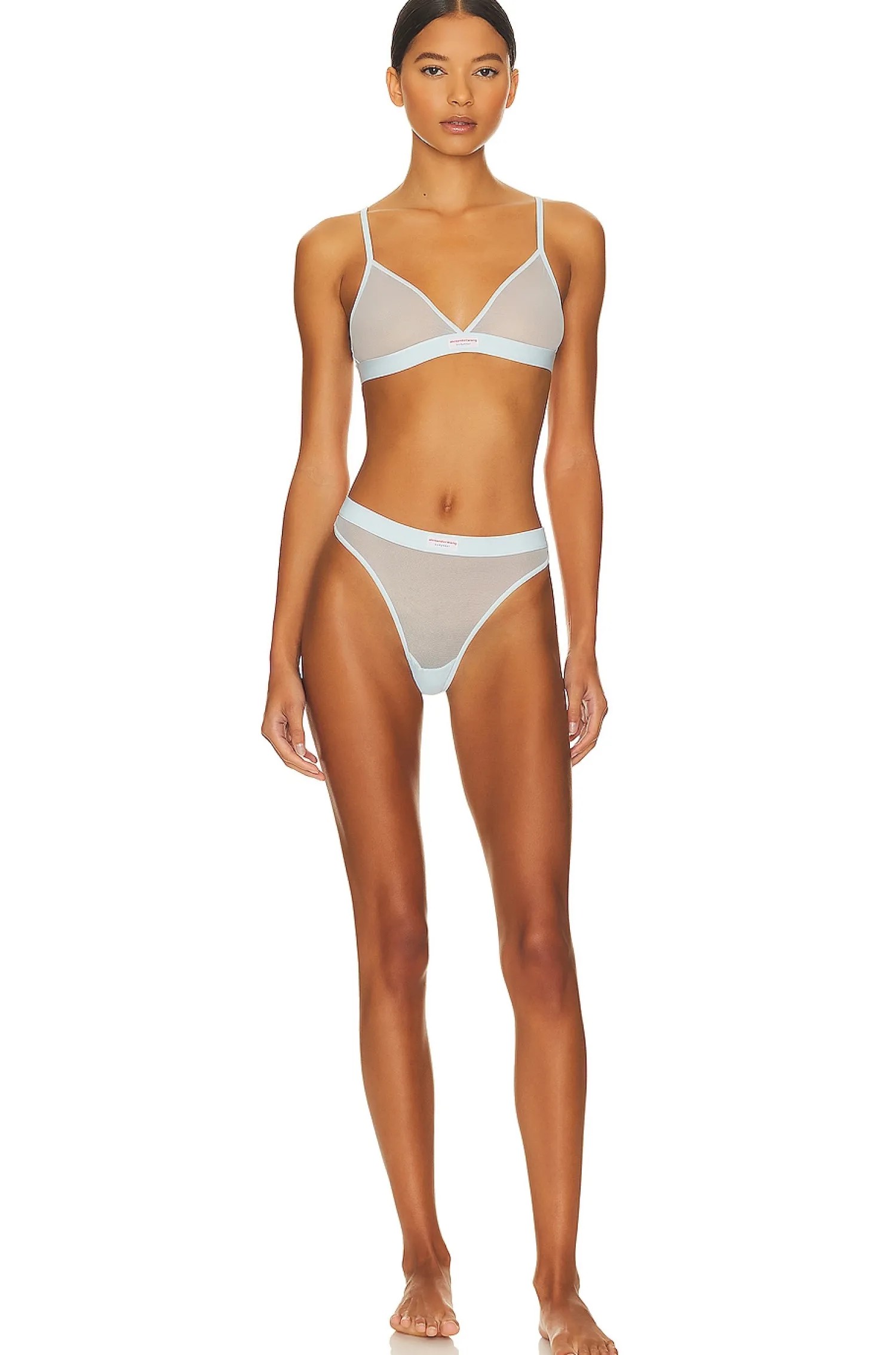 Women Alexander Wang Lingerie & Sleepwear>Triangle Bra With Bodywear Label