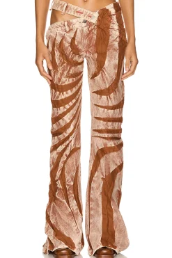 Women Masha Popova Pants>Tribal Bias Cut Flare