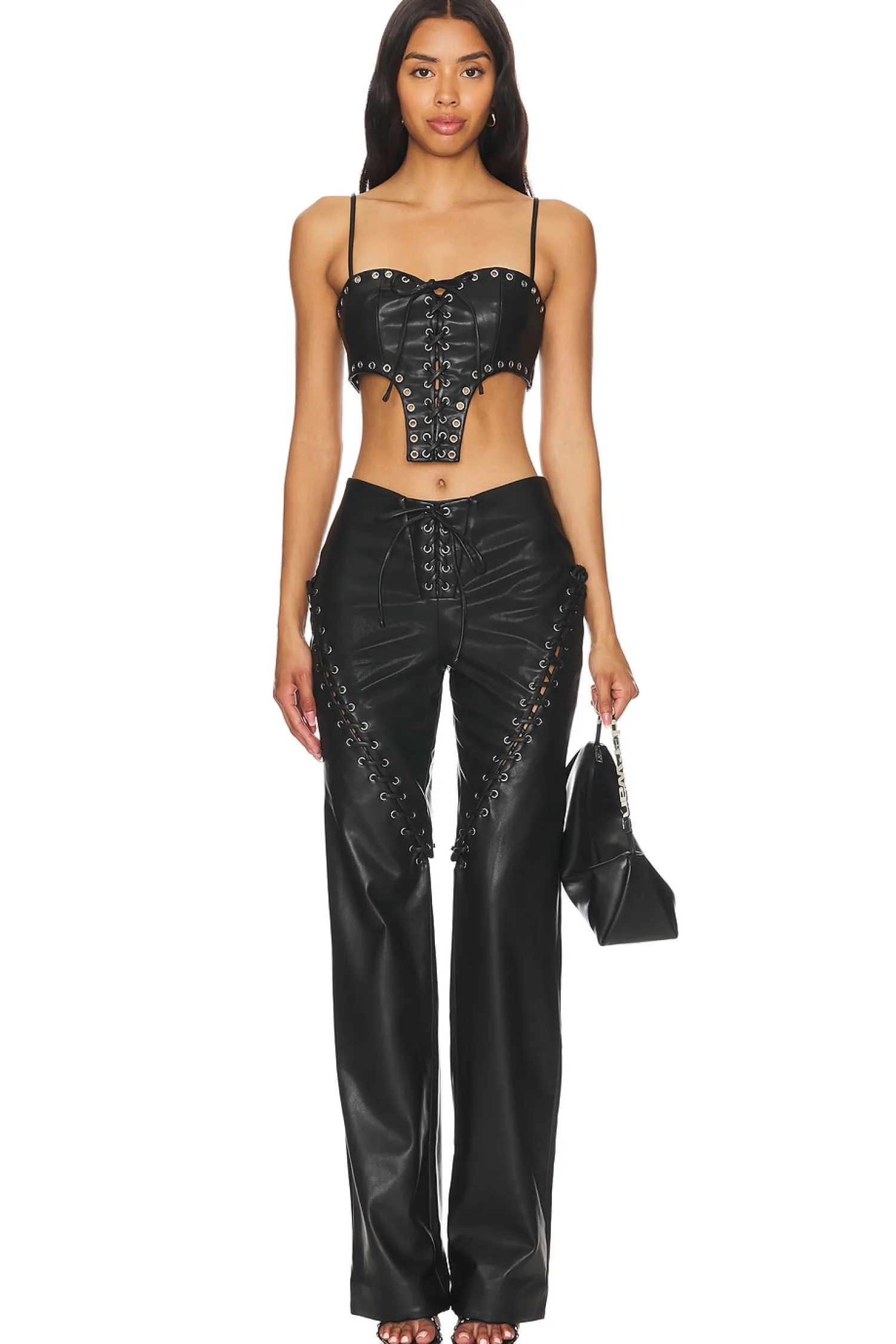 Women NBD Pants>Trista Faux Leather Pant