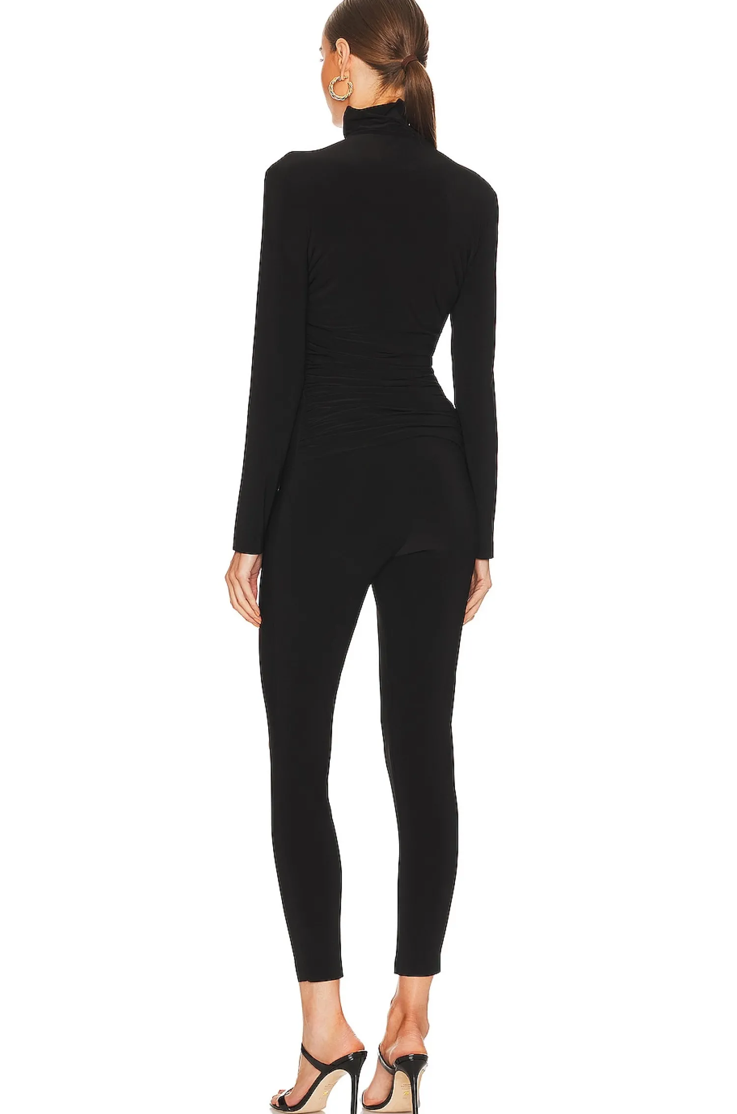 Women Norma Kamali Jumpsuits>Turtleneck Catsuit