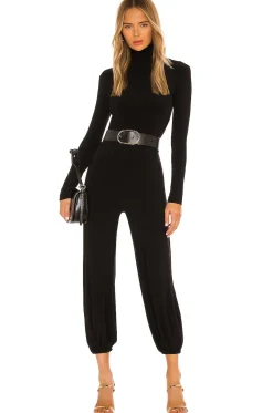 Women Norma Kamali Jumpsuits>Turtleneck Jog Jumpsuit