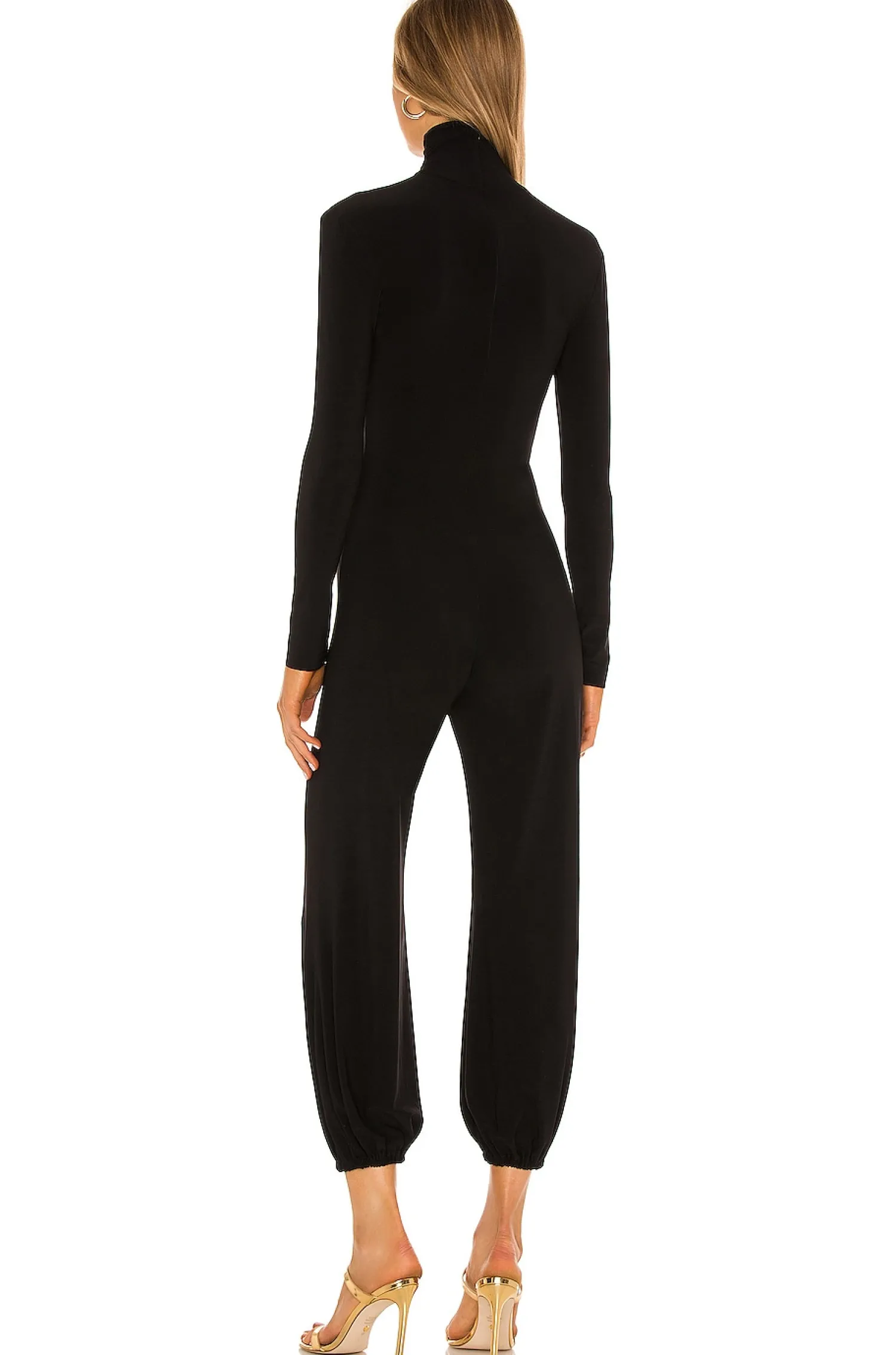 Women Norma Kamali Jumpsuits>Turtleneck Jog Jumpsuit