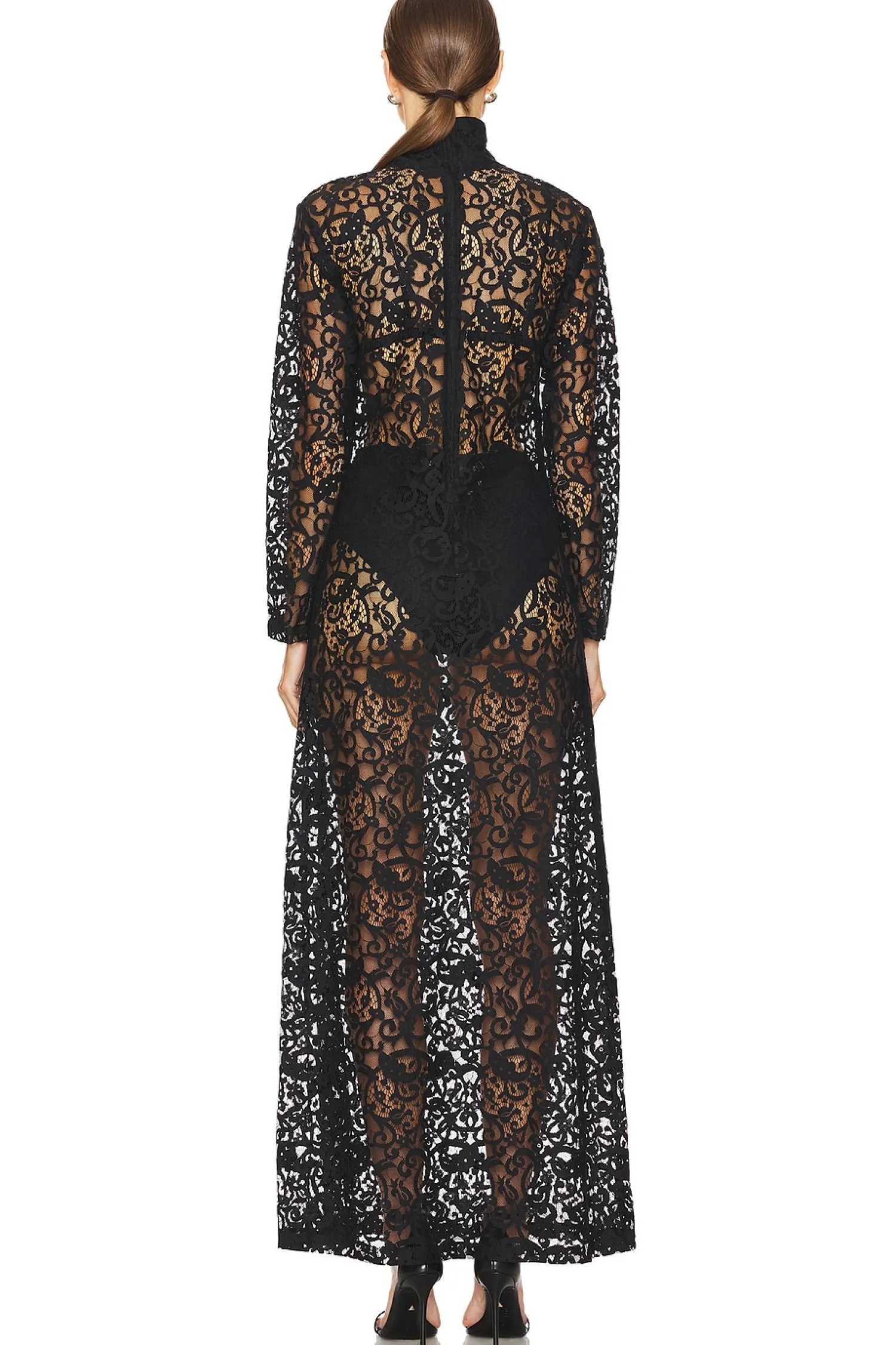 Women SWF Dresses>Turtleneck Maxi Dress