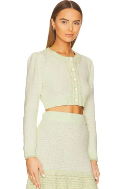 Women LoveShackFancy Matching Sets>Twain Crop Cardigan