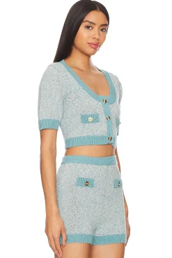 Women MATTHEW BRUCH Matching Sets>Tweed Crop Top