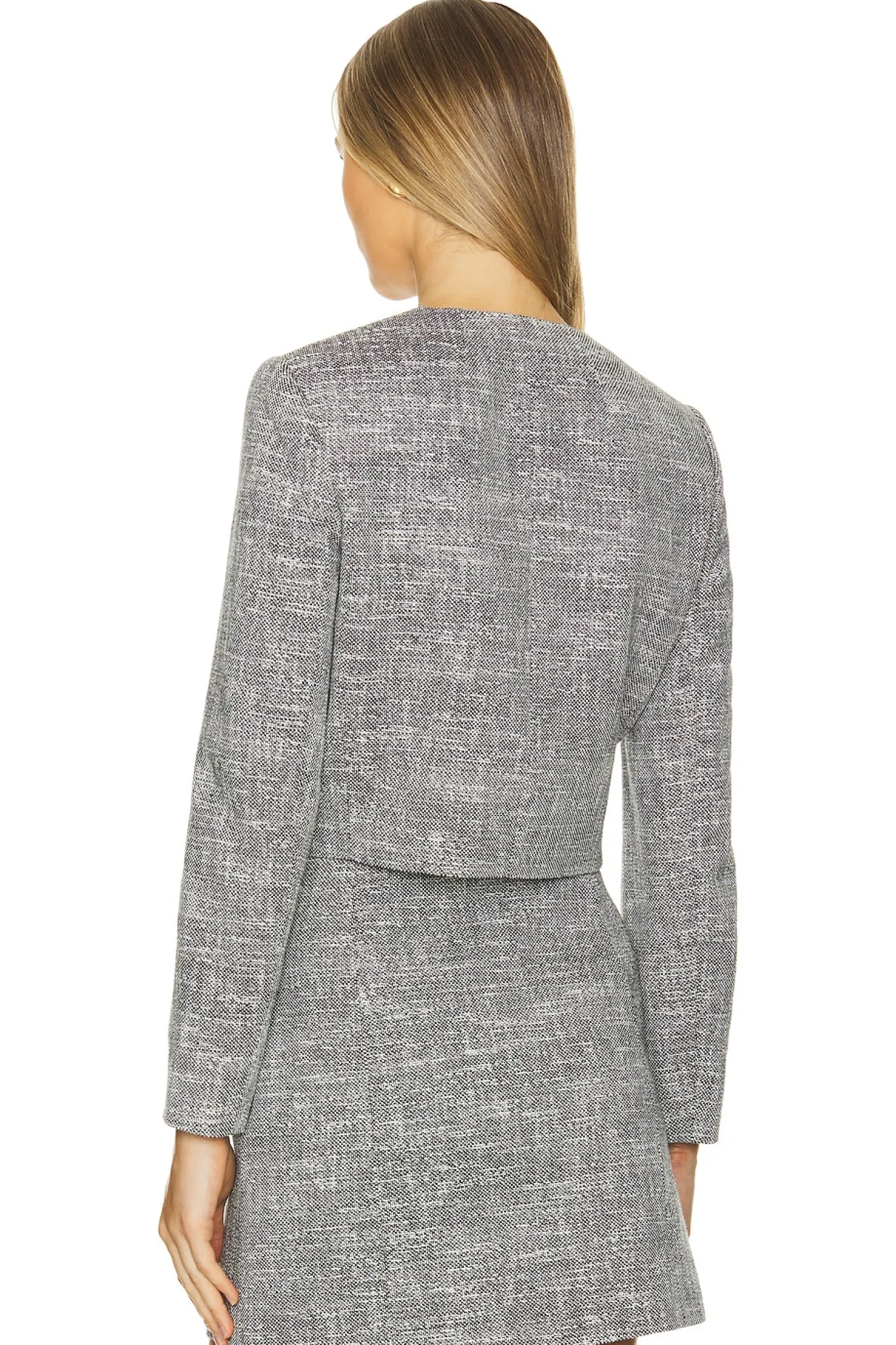 Women Theory Jackets & Coats>Tweed Military Jacket