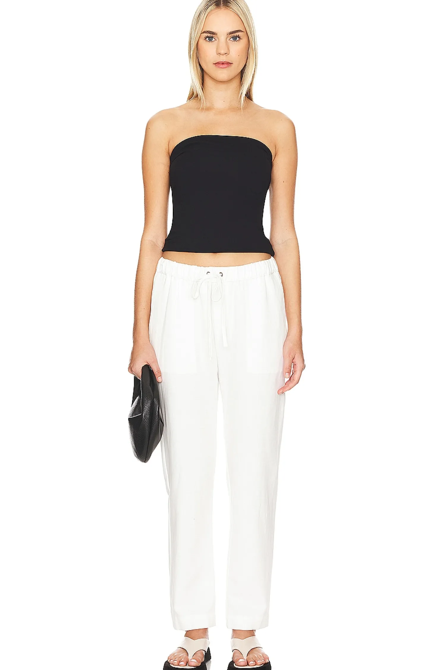 Women Enza Costa Pants>Twill Easy Pant