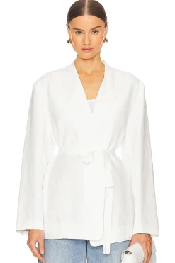 Women Enza Costa Jackets & Coats>Twill Relaxed Blazer