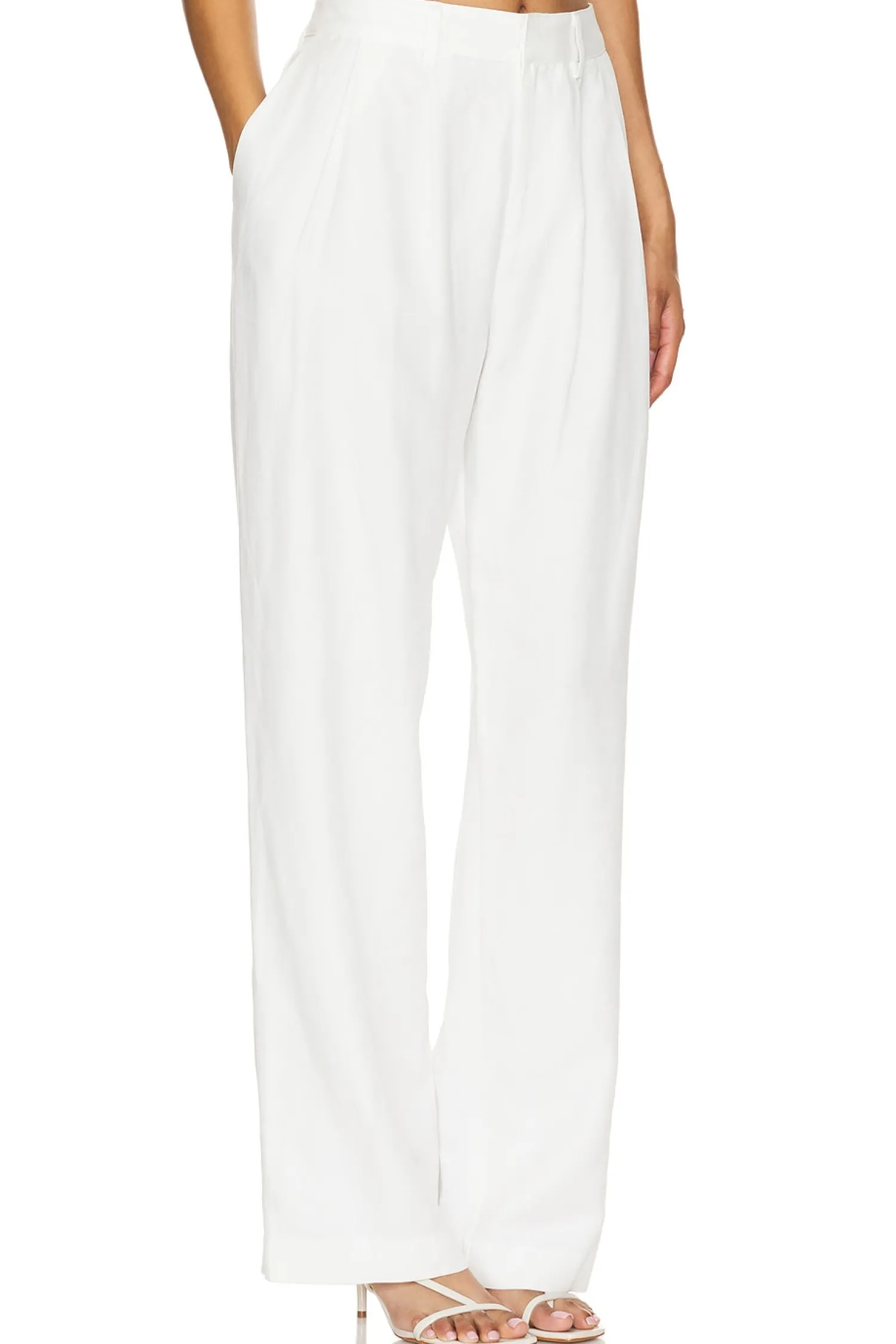 Women Enza Costa Pants>Twill Sartorial Pant