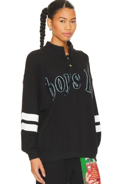 Women Boys Lie Loungewear>Twin Flame Thermal Crewneck