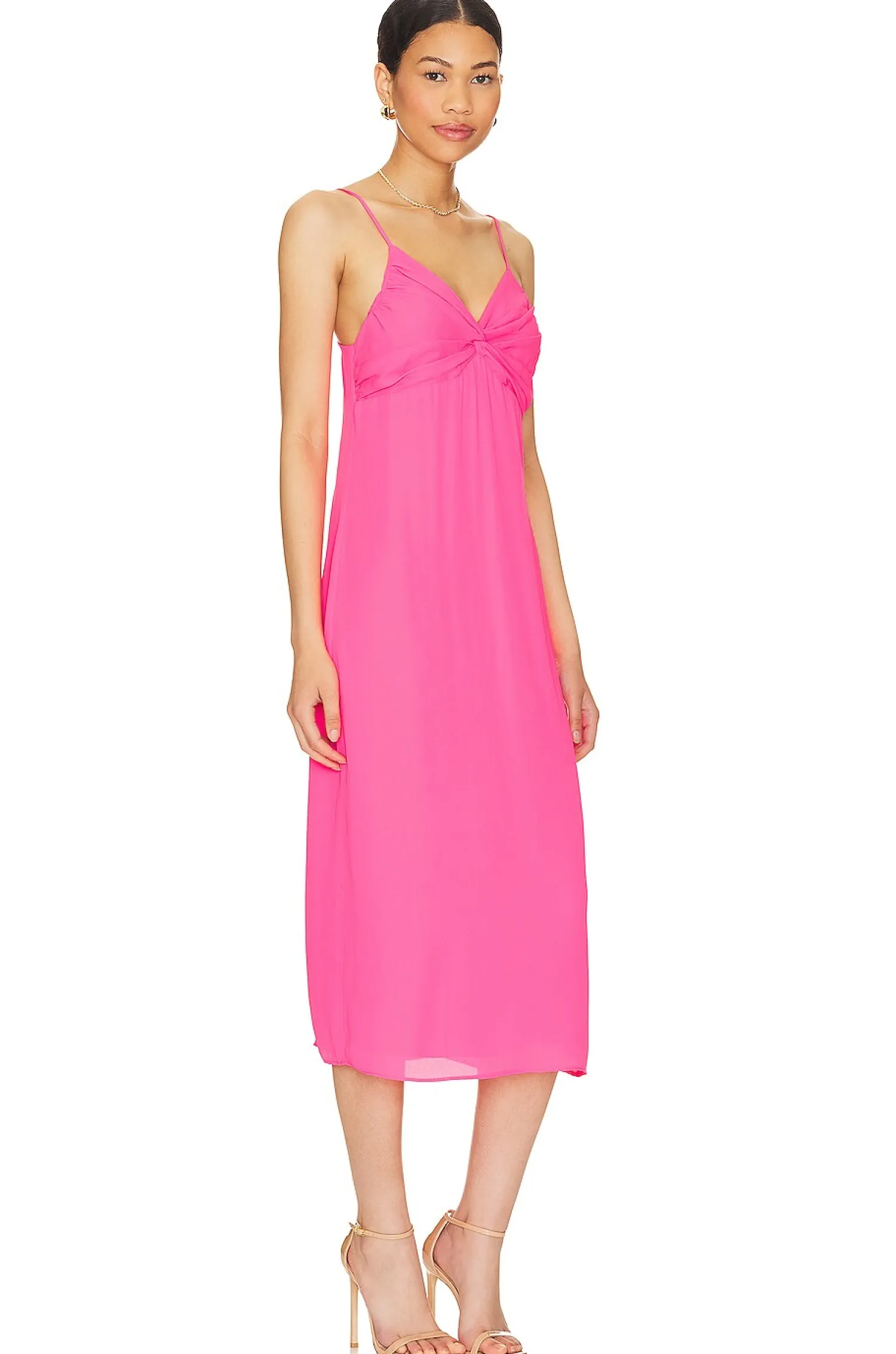 Women krisa Dresses>Twist Front Midi Dress