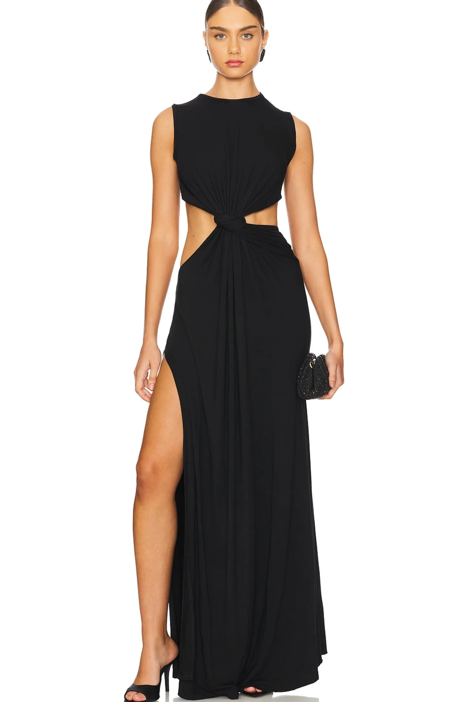 Women Sid Neigum Dresses>Twisted Cutout Maxi Dress