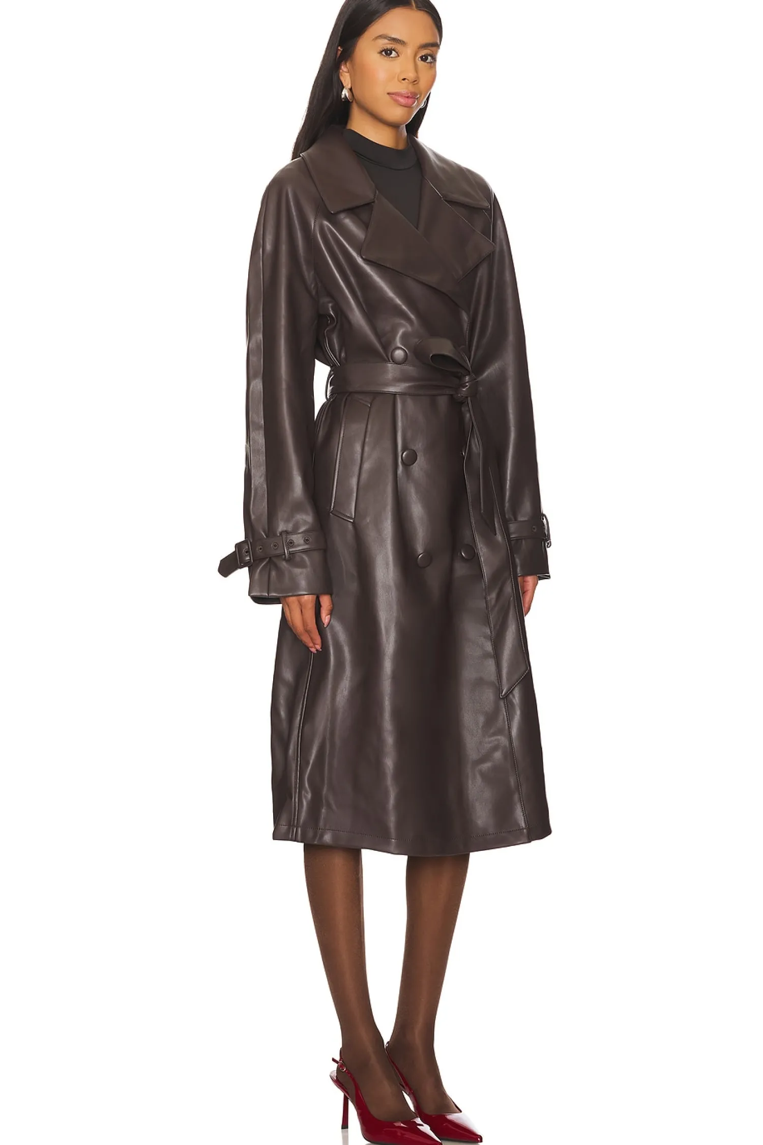 Women Good American Jackets & Coats>Uniform Trench
