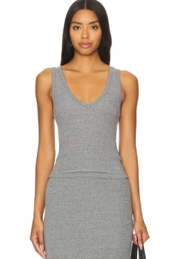 Women perfectwhitetee Matching Sets>V Neck Blondie Tank Top