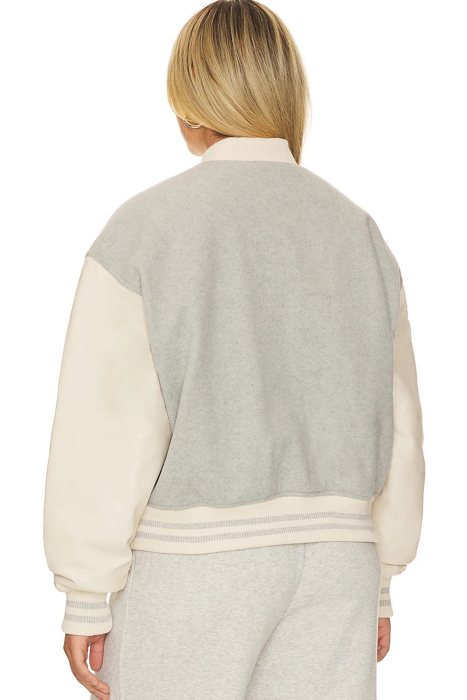 Women Good American Jackets & Coats>Varsity Bomber