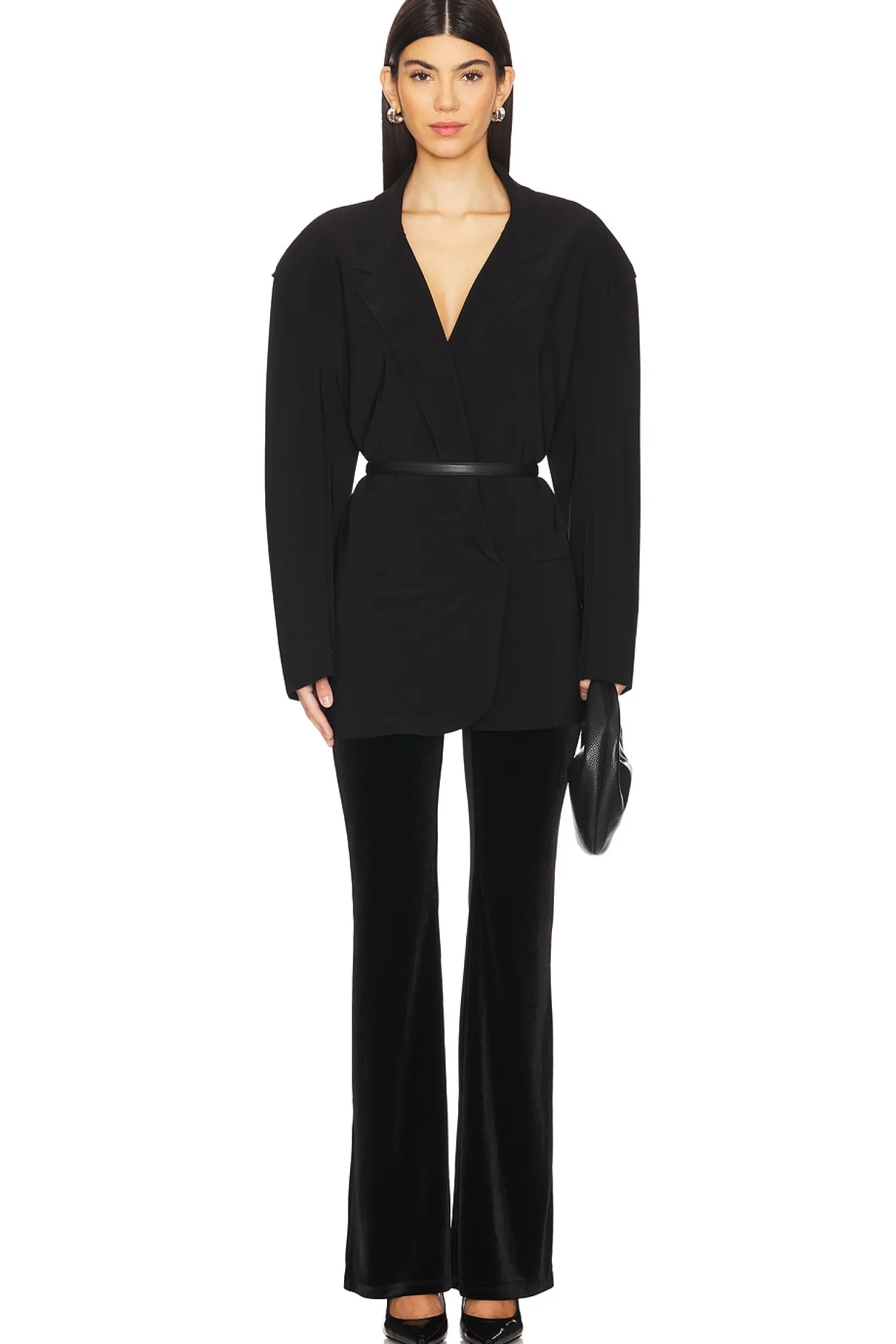 Women Good American Pants>Velvet Flare Pant