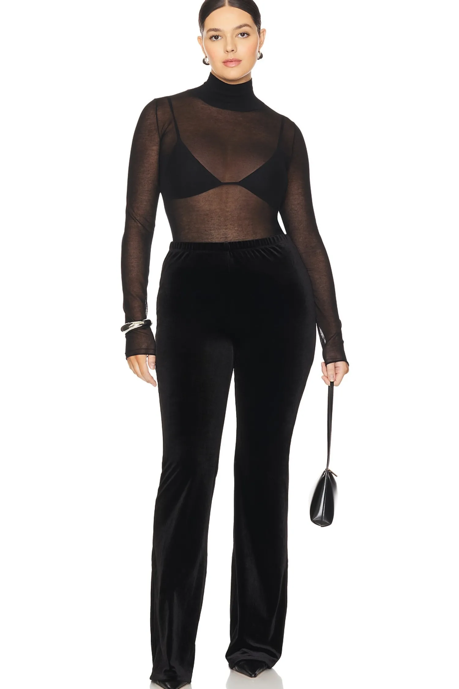Women Good American Pants>Velvet Flare Pant