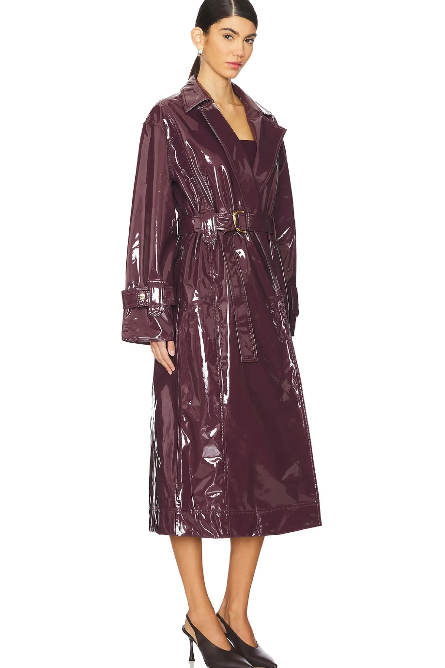 Women Aje Jackets & Coats>Verve Trench Coat