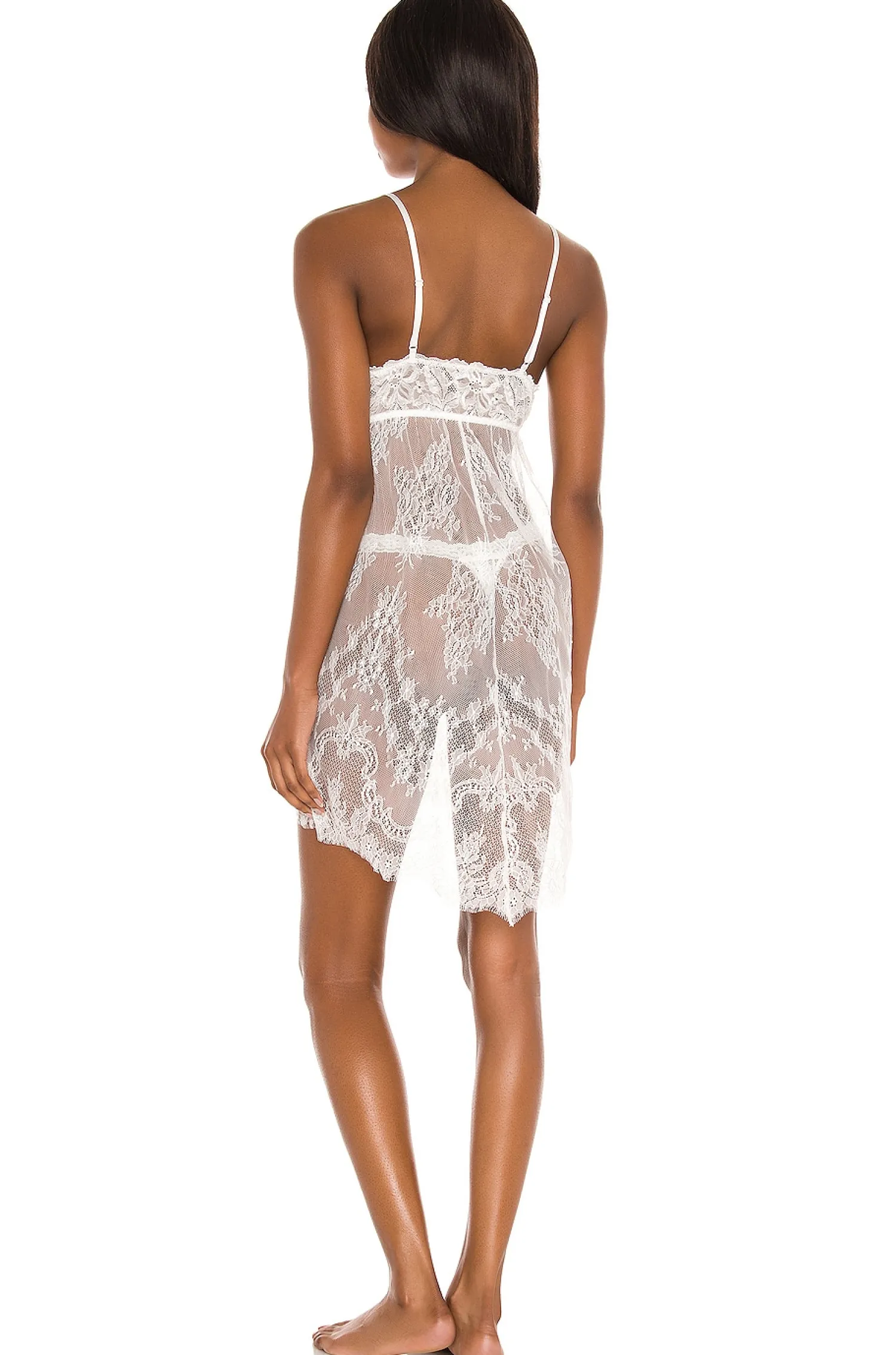 Women Hanky Panky Lingerie & Sleepwear>Victoria Lace Chemise with G-String