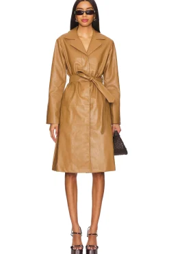 Women superdown Jackets & Coats>Viktoria Faux Leather Coat