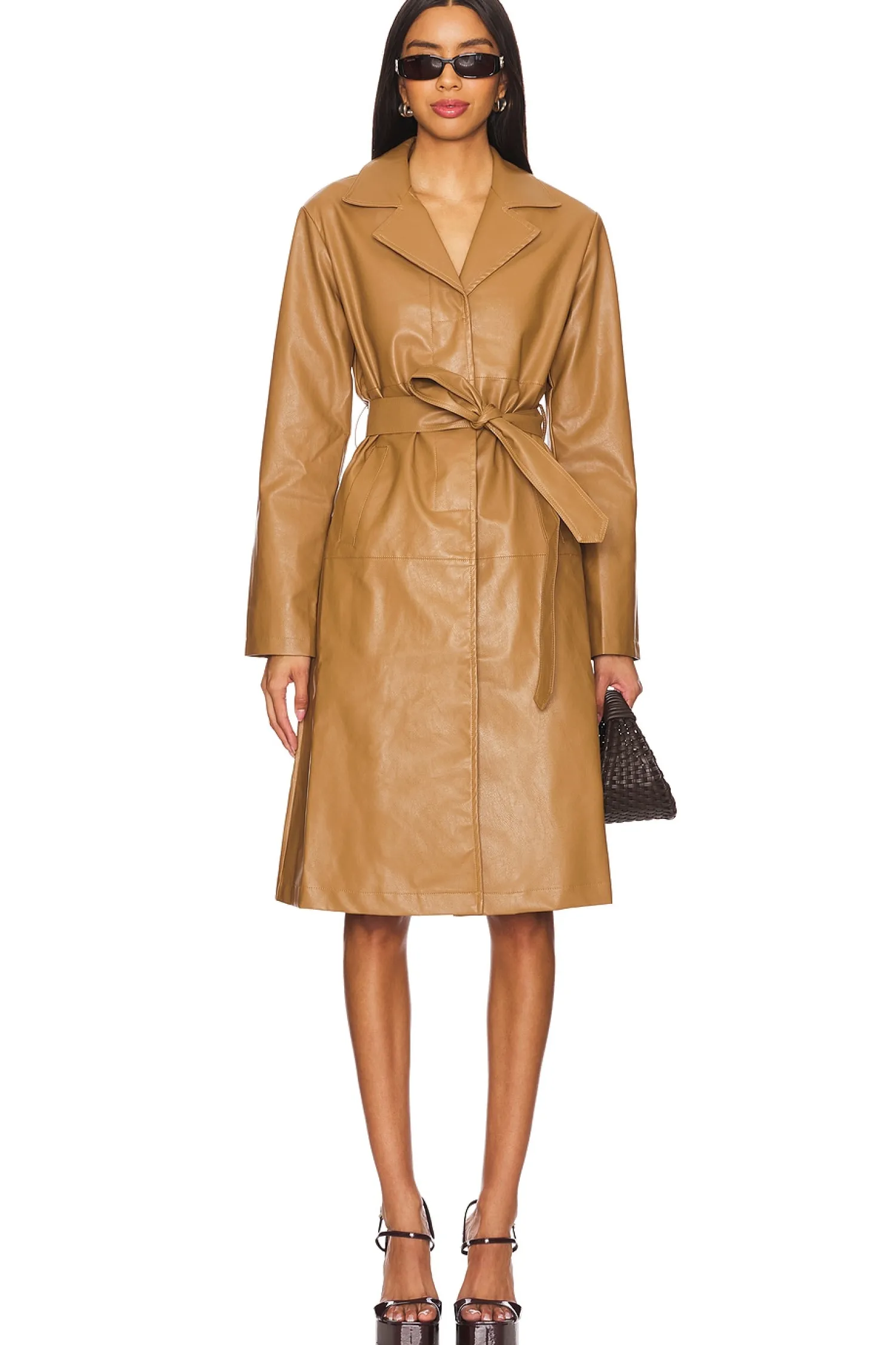 Women superdown Jackets & Coats>Viktoria Faux Leather Coat