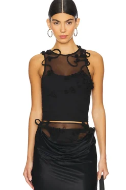 Women MARRKNULL Matching Sets>Vine Flowers Tank Top
