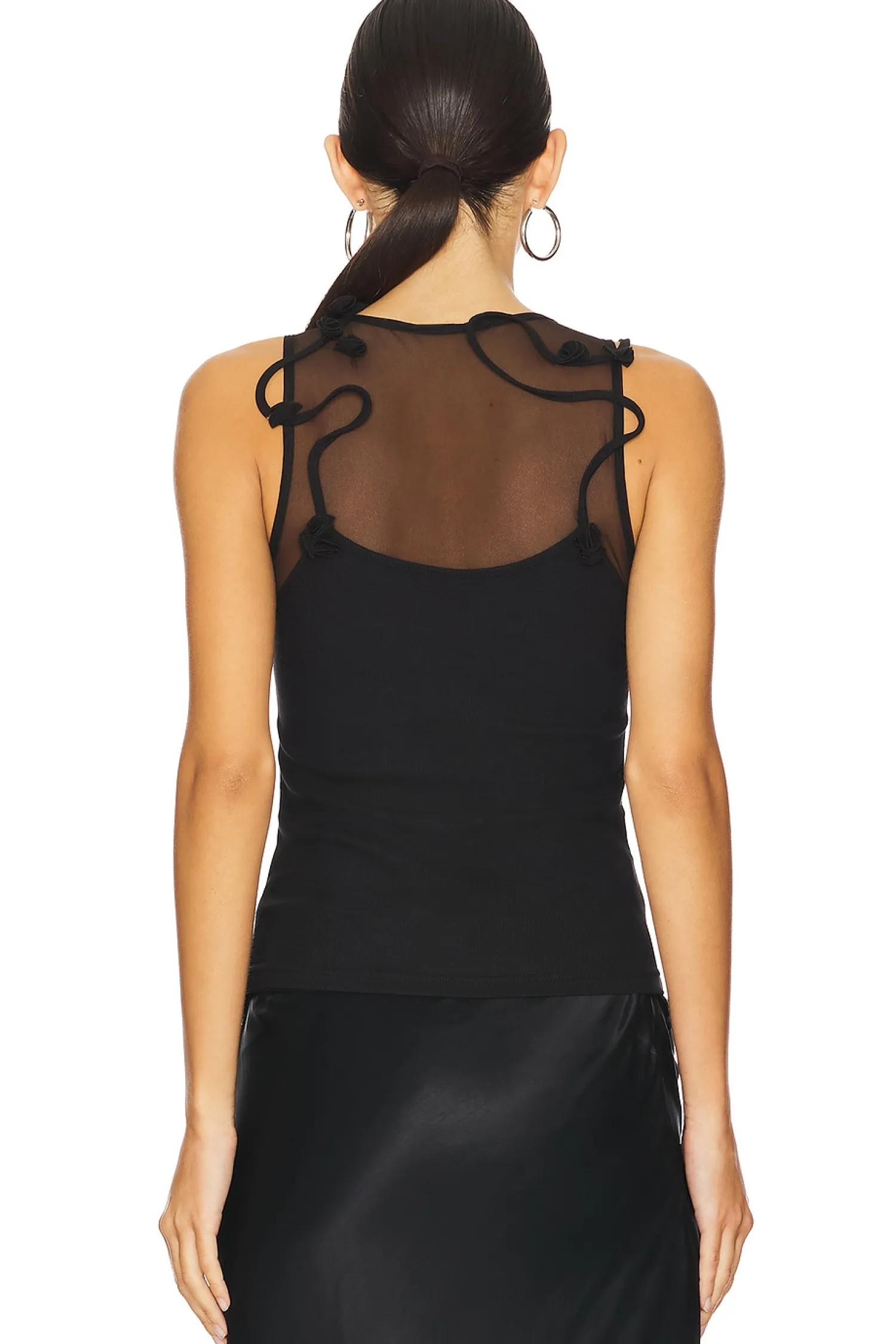 Women MARRKNULL Matching Sets>Vine Flowers Tank Top