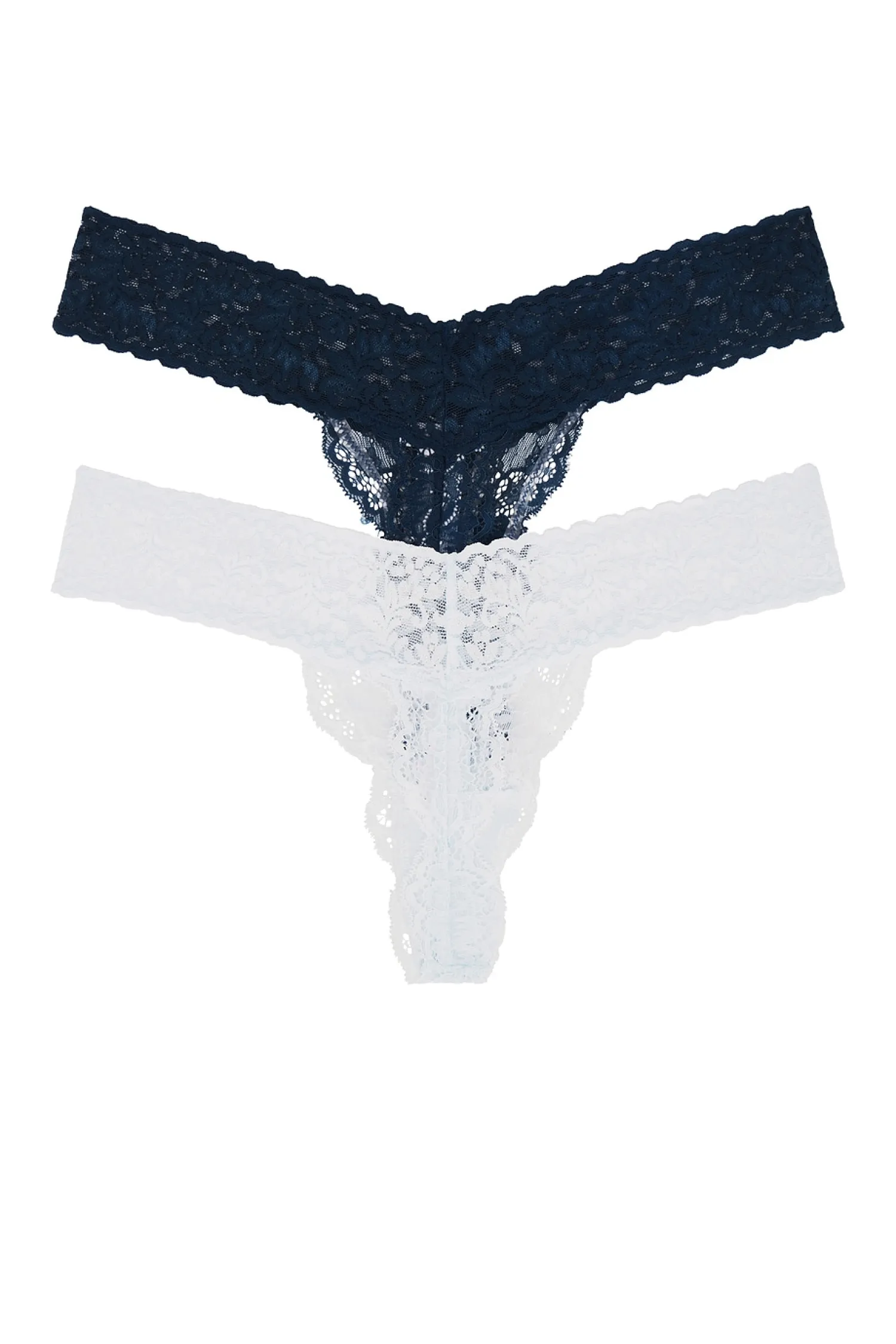 Women Privacy Please Lingerie & Sleepwear>Violet Lace Thong 2 Pack