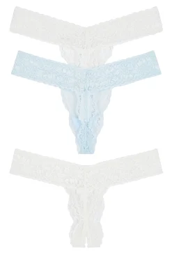 Women Privacy Please Lingerie & Sleepwear>Violet Thong 3 Pack