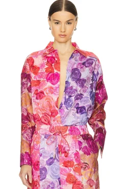 Women Aje Matching Sets>Vision Oversized Linen Shirt