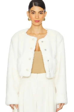 Women MAJORELLE Jackets & Coats>Vittoria Faux Fur Jacket