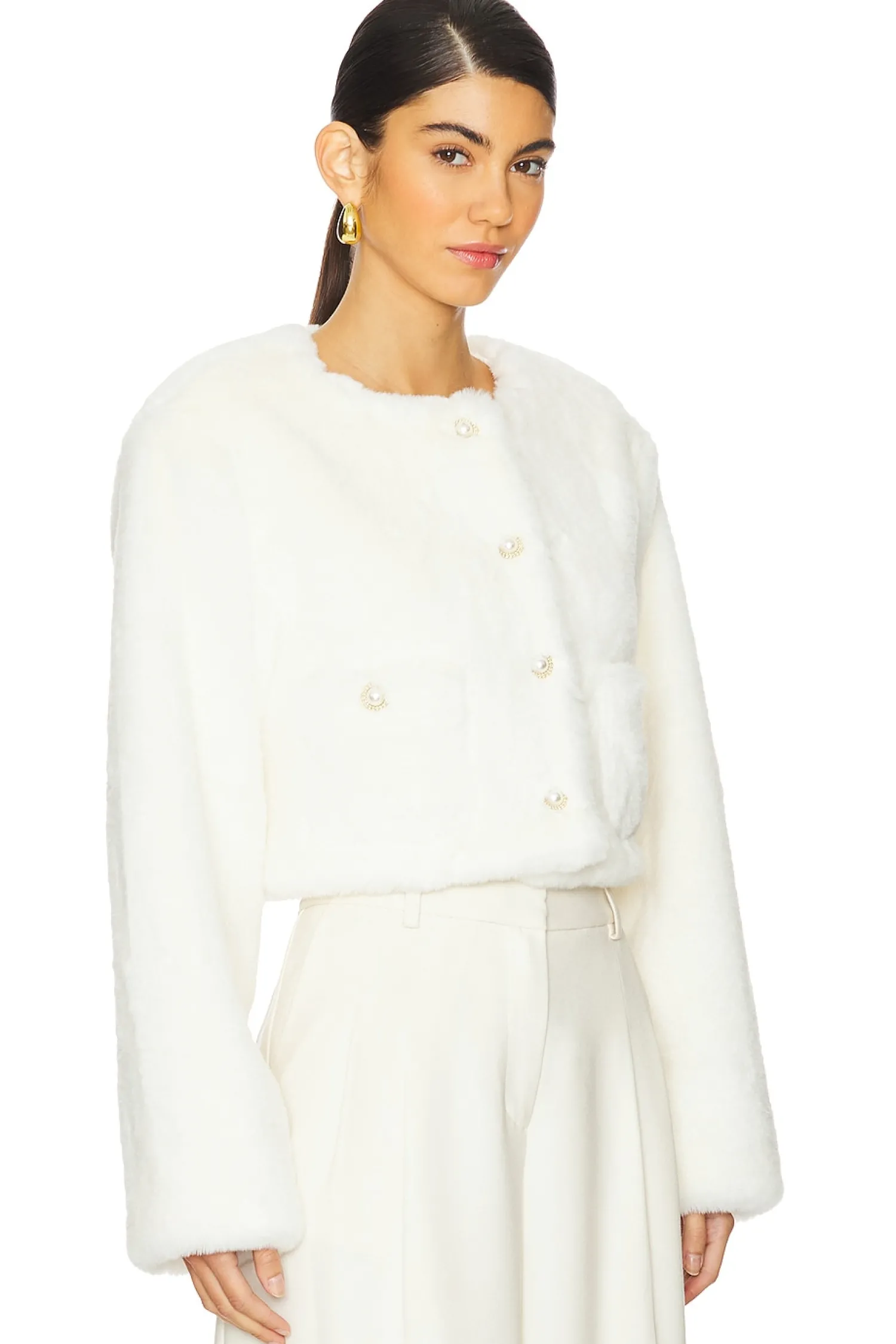 Women MAJORELLE Jackets & Coats>Vittoria Faux Fur Jacket