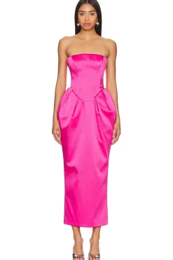 Women RASARIO Dresses>Voluminous Midi Dress