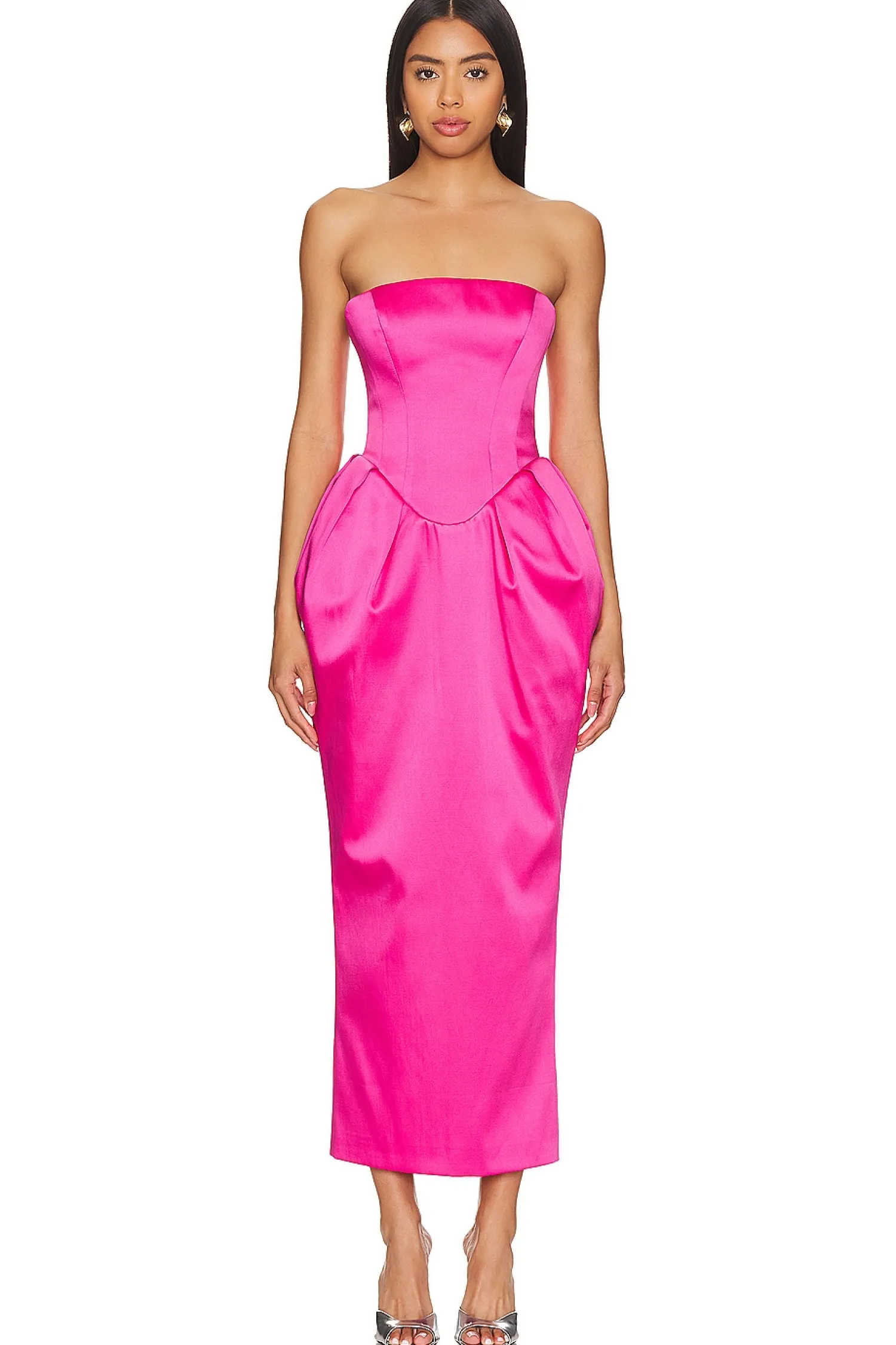 Women RASARIO Dresses>Voluminous Midi Dress